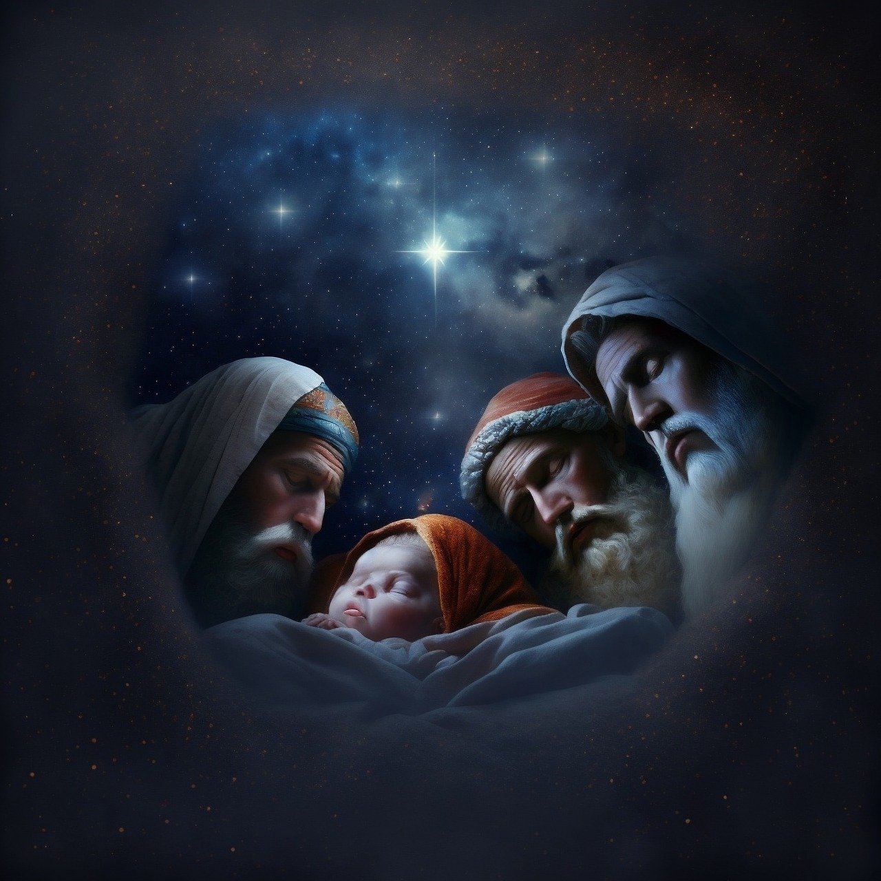 three mages, christmas, jesus