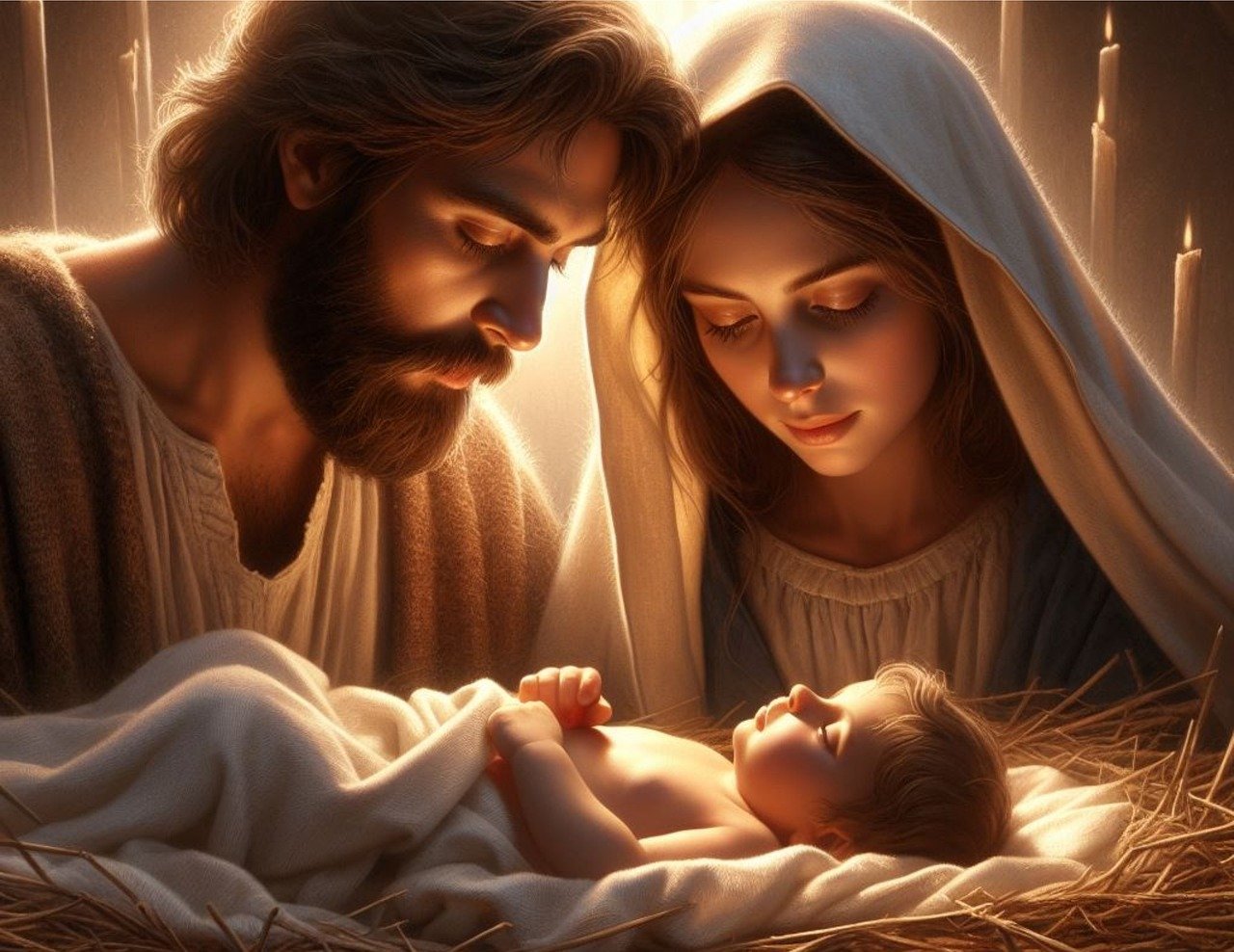ai generated, joseph, mary
